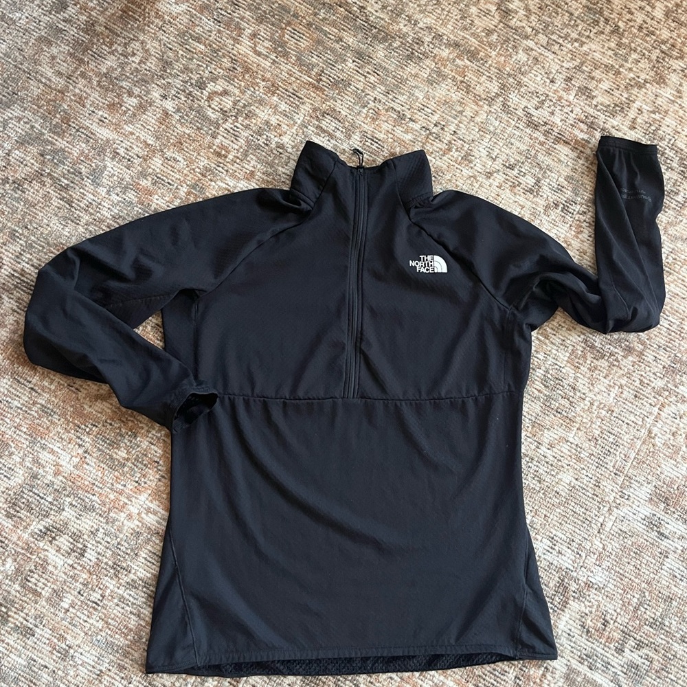The North Face Black Half-Zip Top